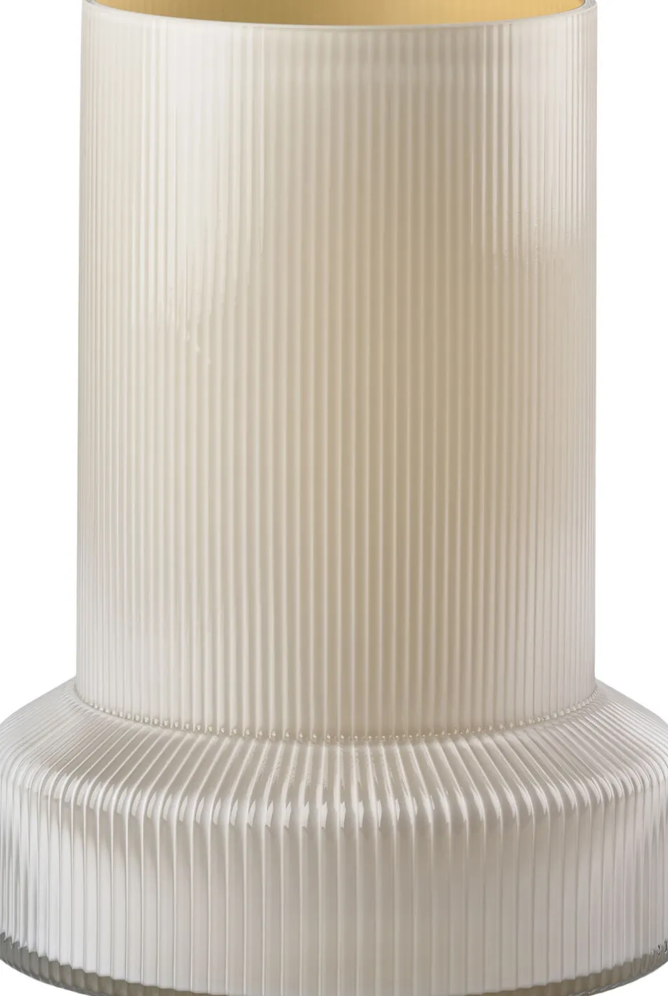Vaser & Urtepotteskjulere<Villa Collection Vase Hvils D21 x 29 cm Hvid Glas