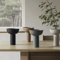 Vaser & Urtepotteskjulere<Blomus Vase -MIYABI- Colour Black