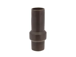 Vaser & Urtepotteskjulere<Villa Collection Vase Rost 12x30cm Mørk brun Stentøj