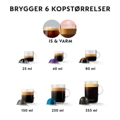 Kaffe & Te<Nespresso Vertuo Pop ENV90. P