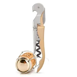 Bar & Vin<PULLTEX Vinåbner Pulltaps Basic 2F champagne guld