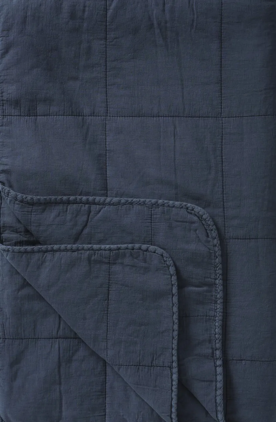 Plaider<Ib Laursen Vintage quilt indigo