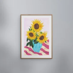 Plakater & Rammer<Poster & Frame VIOLETS PRINT HOUSE - Sunflowers Flerfarvet