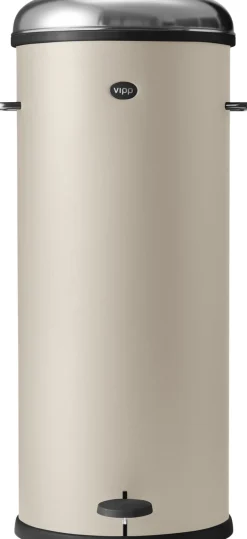 Badeværelsestilbehør<Vipp 17 pedalspand, beige