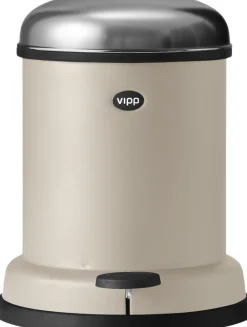 Badeværelsestilbehør<Vipp 14 pedalspand 8L Beige
