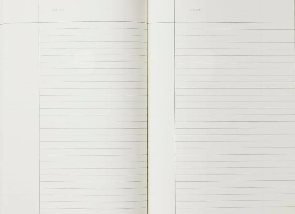 Kontorartikler<Notem VITA Softcover Notebook - Medium, New Green Grid
