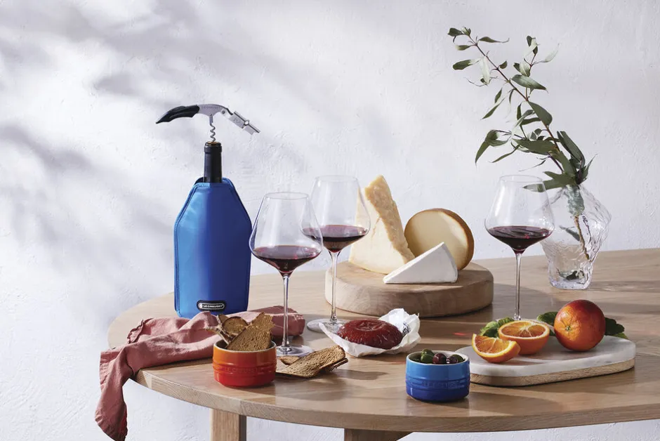 Bar & Vin<Le Creuset WA-126 Flaskekøler Azure Blue