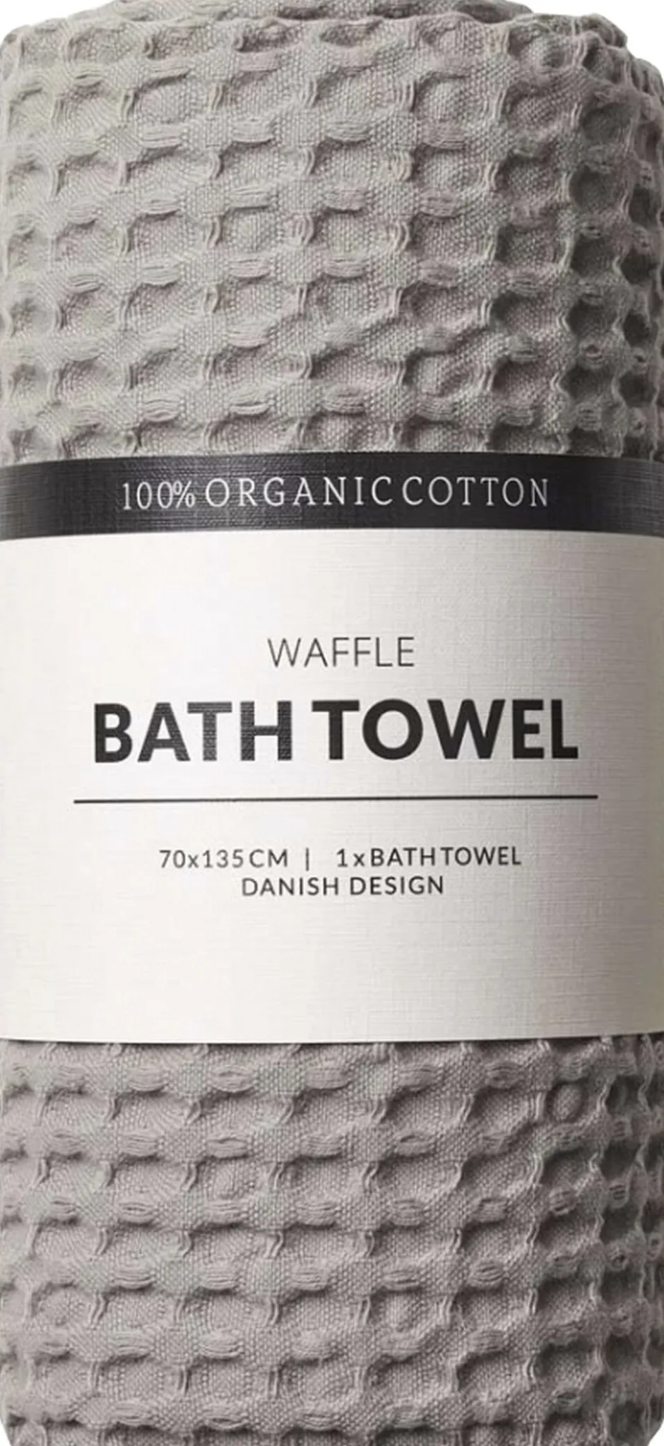 Håndklæder<Humdakin Waffle Bath Towels Grey