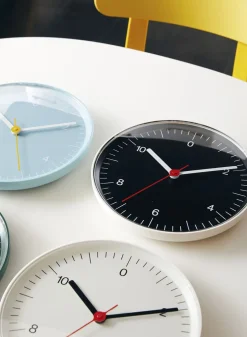 Ure & Vejrstationer<Hay Wall Clock-Black