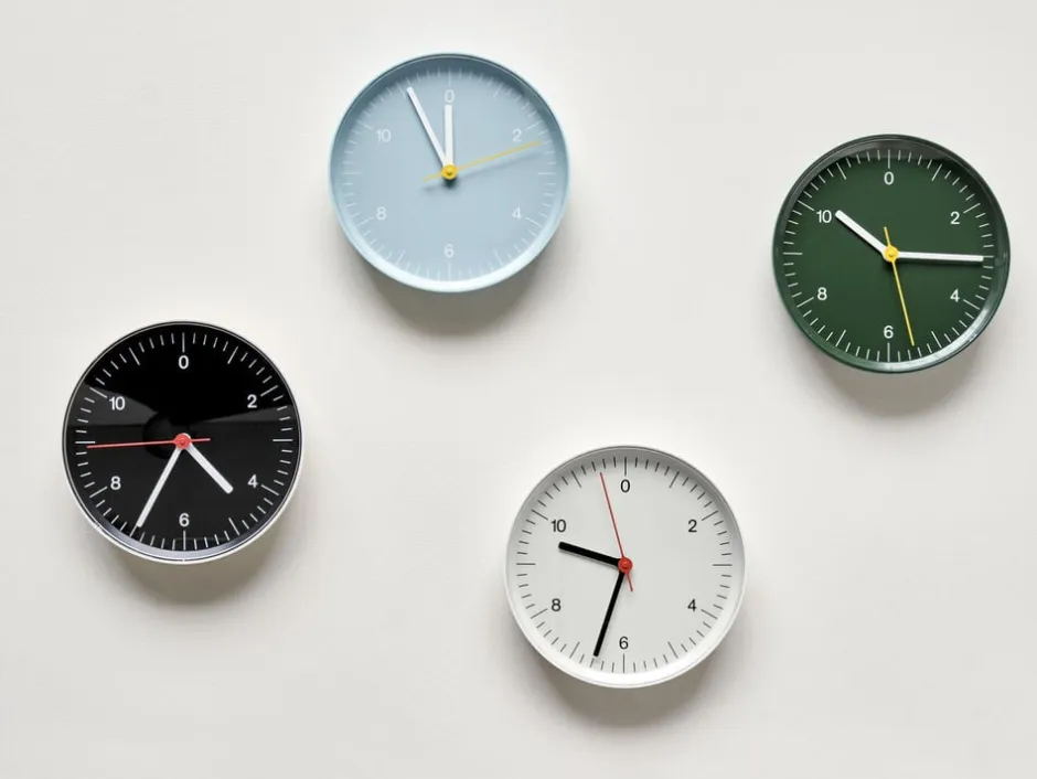 Ure & Vejrstationer<Hay Wall Clock-Green