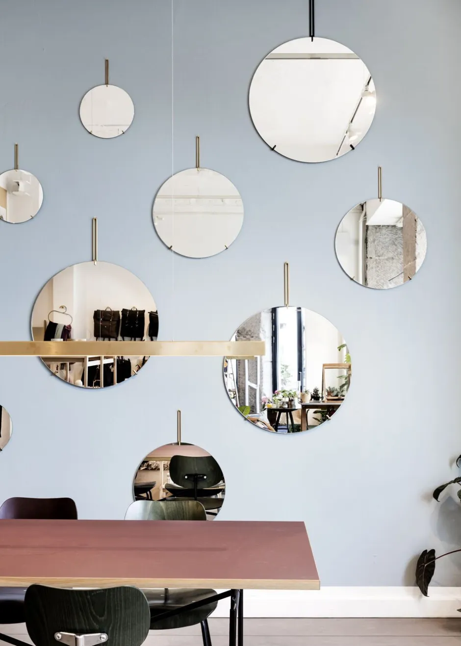 Spejle<Moebe Wall Mirror spejl 70 cm.