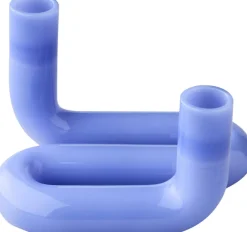 Lys & Lysestager<Studio About WAVE, MILK BLUE