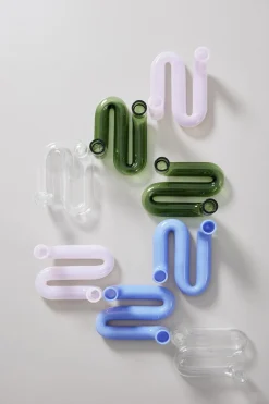 Lys & Lysestager<Studio About WAVE, MILK BLUE