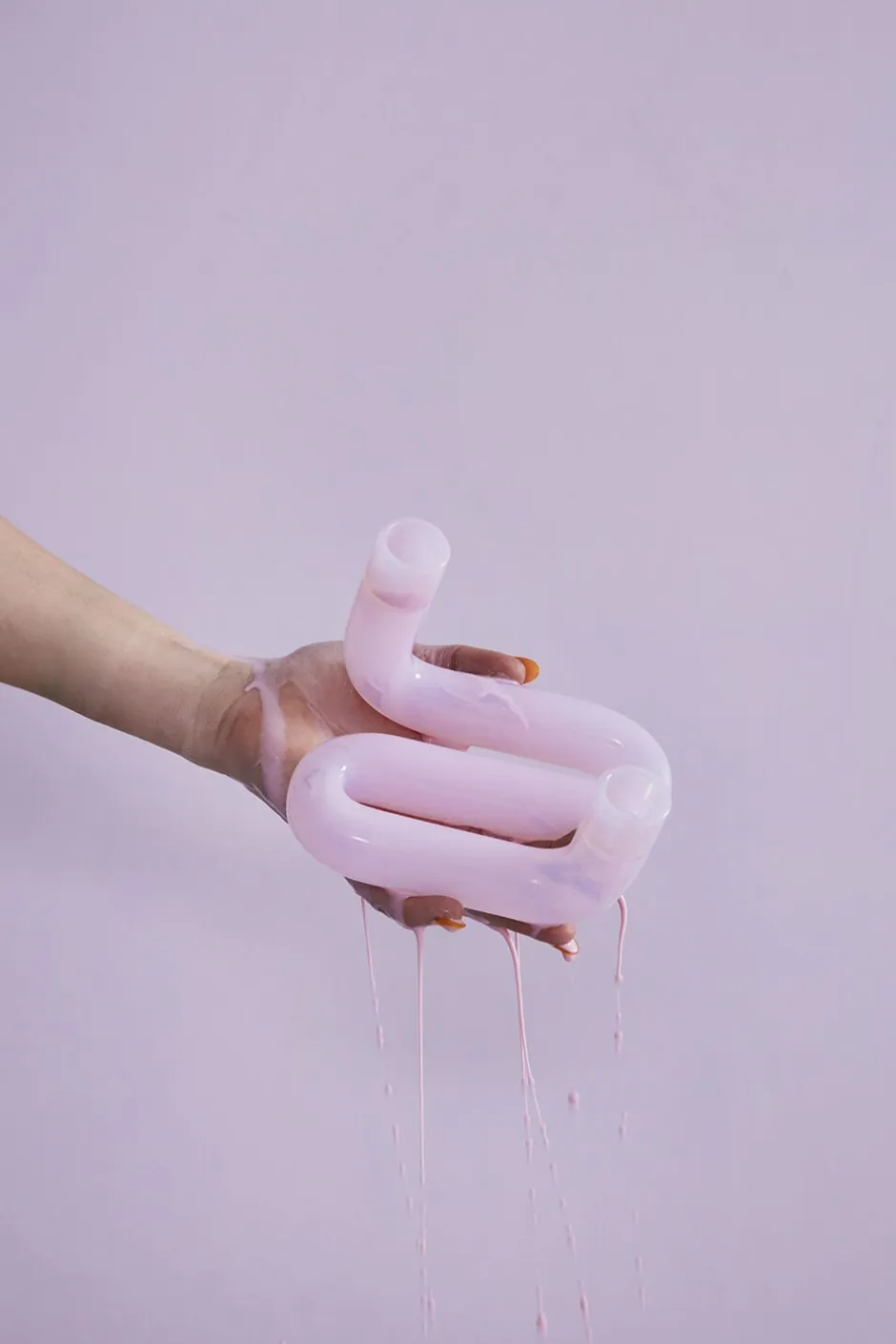 Lys & Lysestager<Studio About WAVE, MILKY ROSE