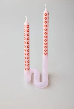 Lys & Lysestager<Studio About WAVE, MILKY ROSE
