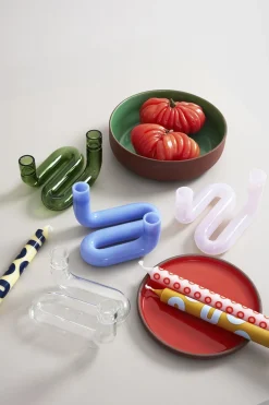 Lys & Lysestager<Studio About WAVE, TRANSPARENT