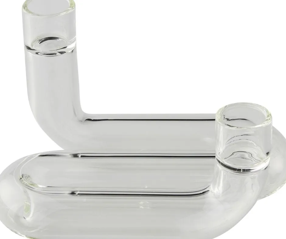 Lys & Lysestager<Studio About WAVE, TRANSPARENT