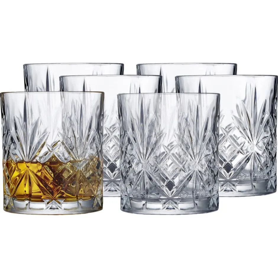 Glas<Lyngby Glas Whiskyglas 6 stk. Lyngby Melodia
