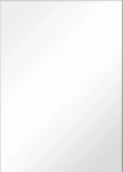 Spejle<Poster & Frame White Wood Mirror