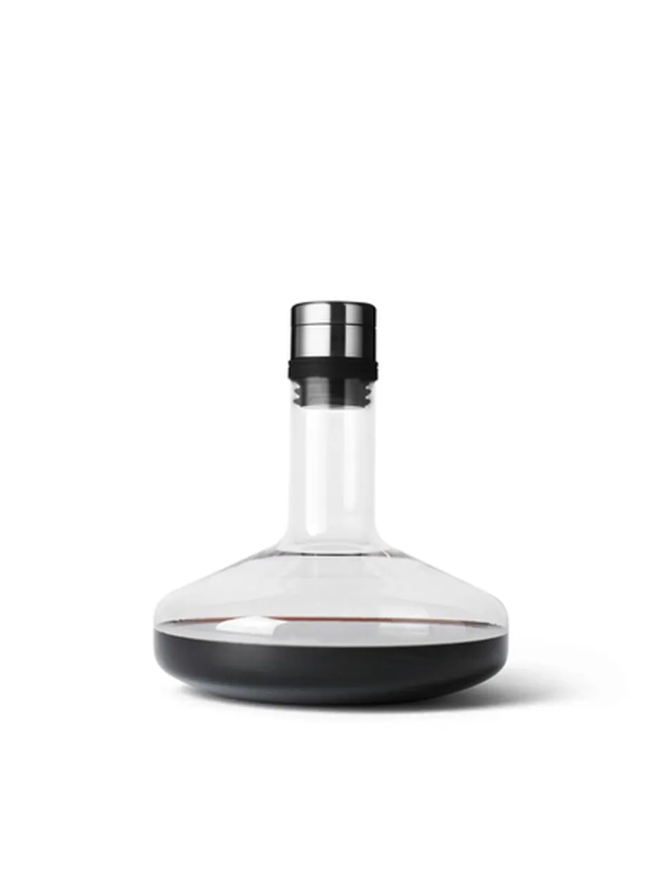 Bar & Vin<Audo Copenhagen Wine Breather, Clear/Steel
