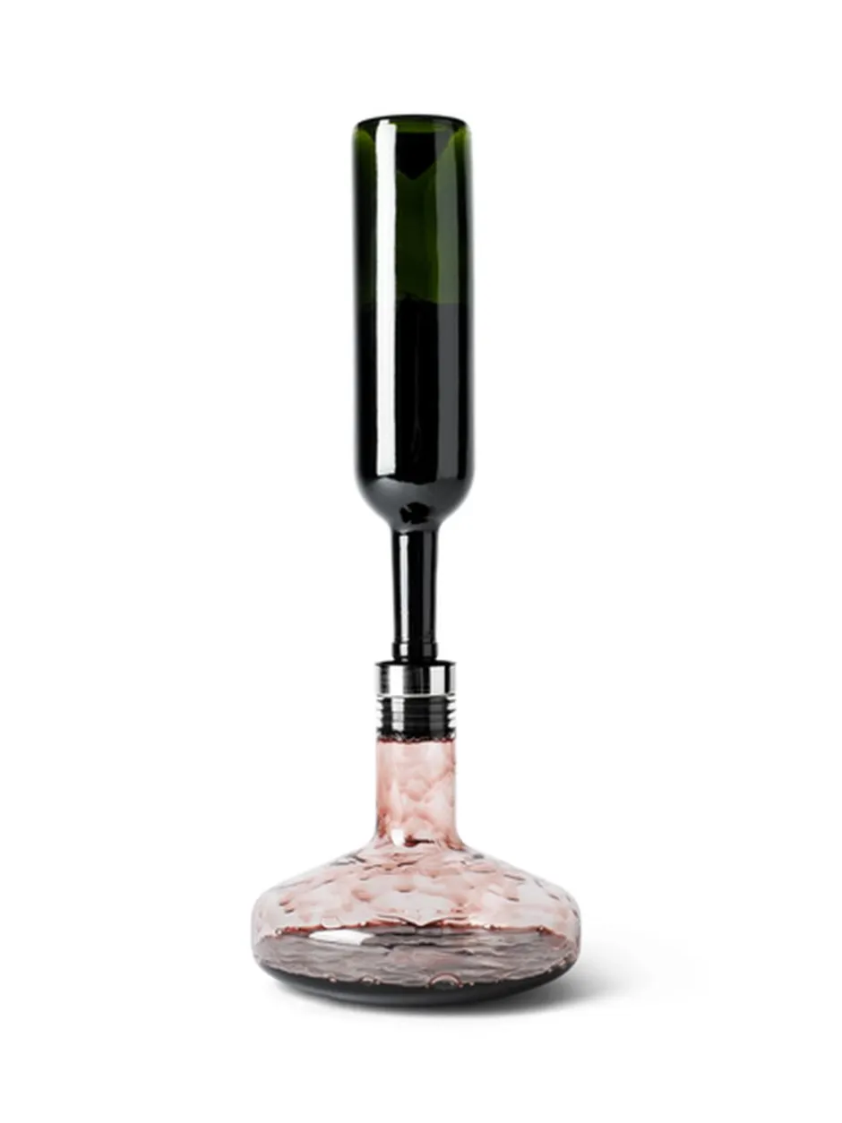 Bar & Vin<Audo Copenhagen Wine Breather, Clear/Steel