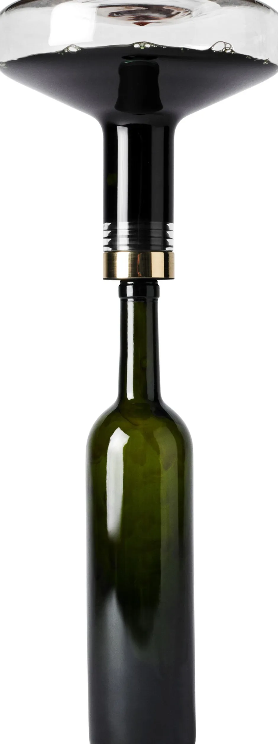 Bar & Vin<Audo Copenhagen Wine Breather, Deluxe, Clear/Gold