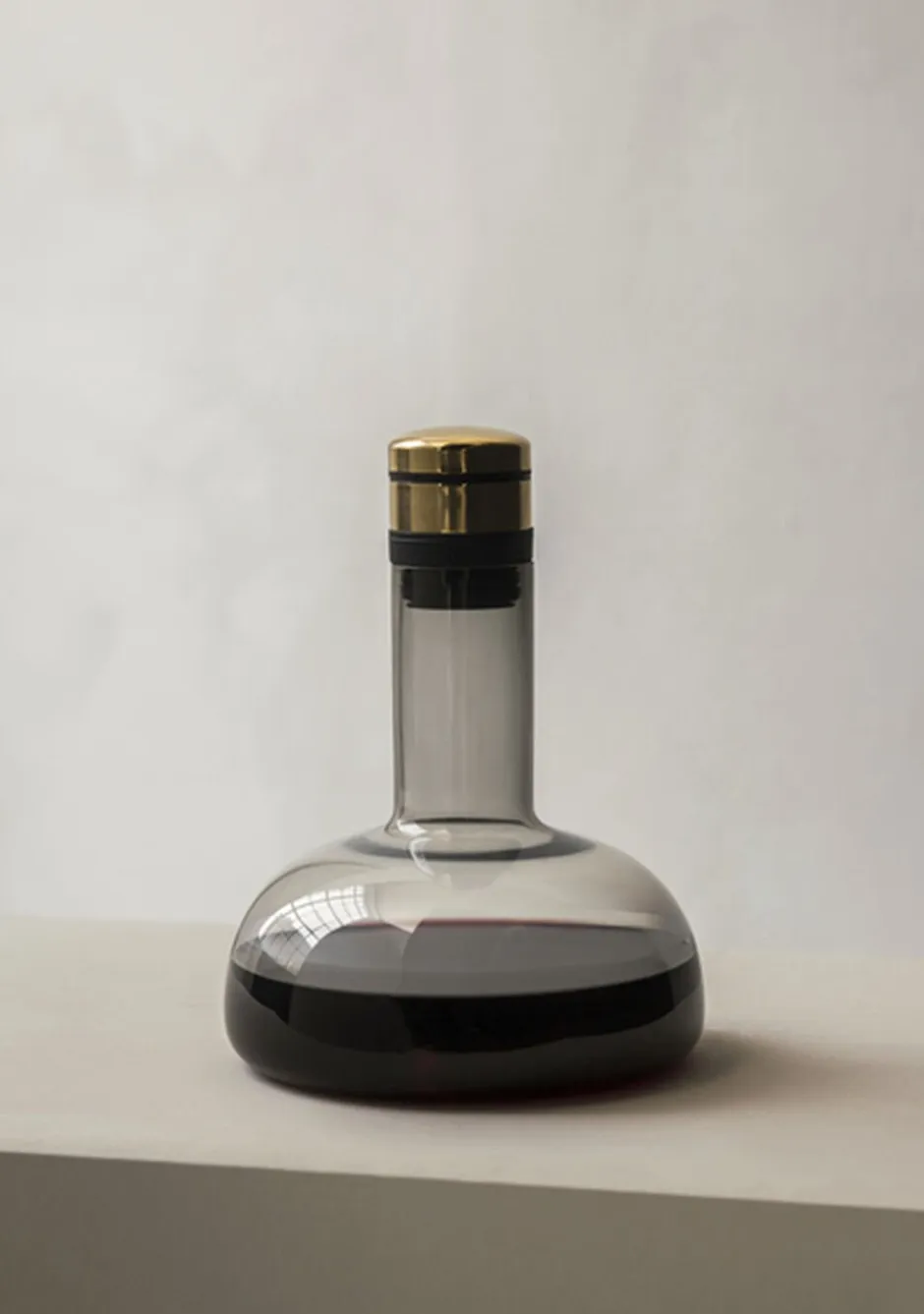 Bar & Vin<Audo Copenhagen Wine Breather, Deluxe, Clear/Gold