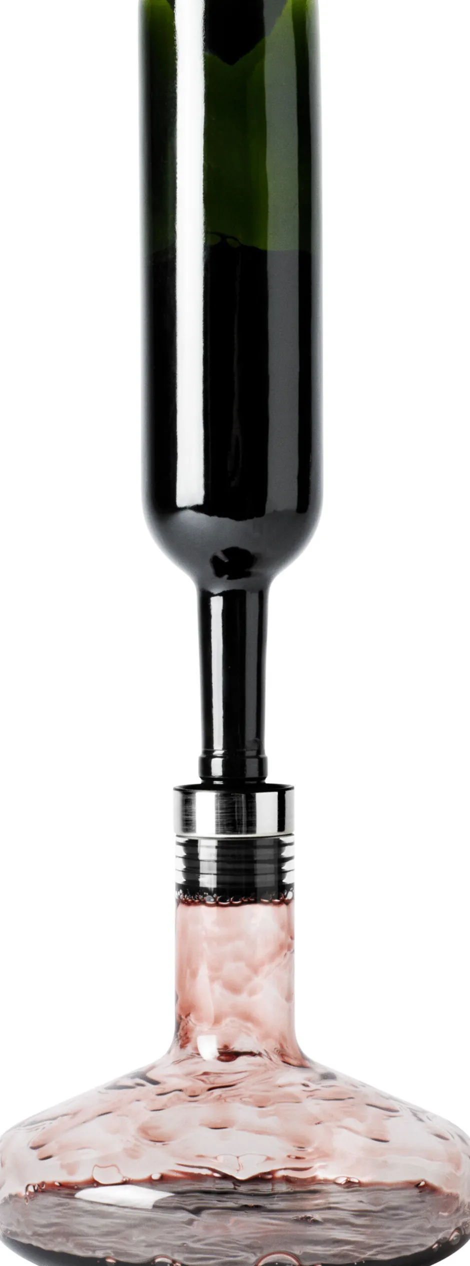 Bar & Vin<Audo Copenhagen Wine Breather, Deluxe, Clear/Steel
