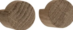 Knager & Knagerækker<Ekta Living Wood Knot, Oiled, 2 pcs