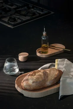 Opbevaring<Ekta Living Wood Tray, Big Oak, 31x47x3,5 cm