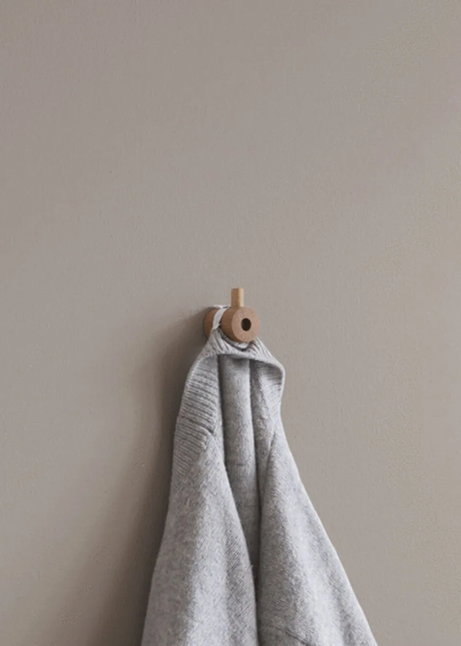 Knager & Knagerækker<Moebe Wooden Wall Hook, Smoked Oak