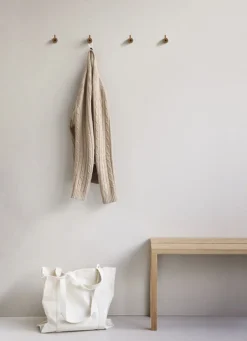 Knager & Knagerækker<Moebe Wooden Wall Hook, Smoked Oak
