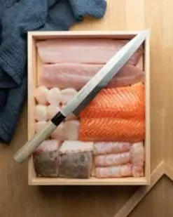 Køkkenknive & Sakse<BUNMEI Yanagi Sashimikniv 27 cm enkelslebet