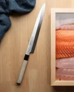 Køkkenknive & Sakse<BUNMEI Yanagi Sashimikniv 27 cm enkelslebet