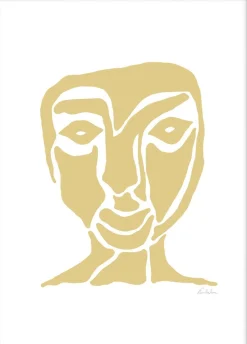 Plakater & Rammer<Poster & Frame YELLOW FACE Flerfarvet