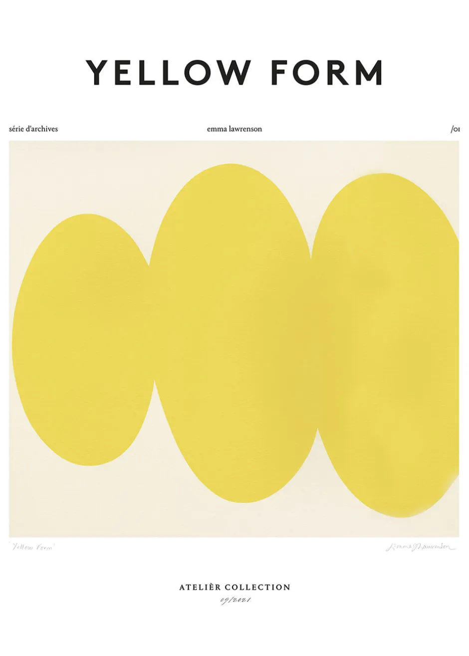 Plakater & Rammer<Poster & Frame Yellow Form