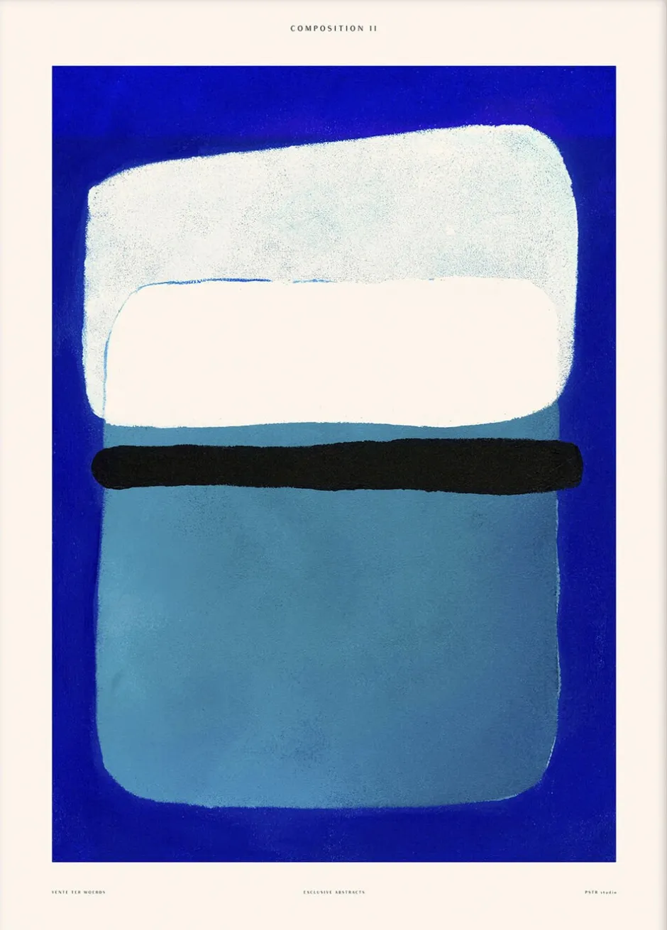 Plakater & Rammer<Poster & Frame Yente - Composition II