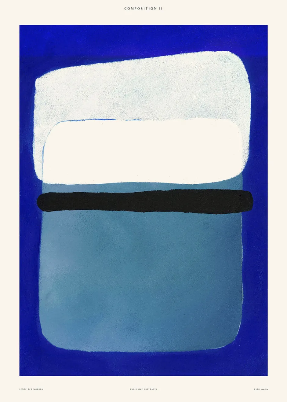 Plakater & Rammer<Poster & Frame Yente - Composition II